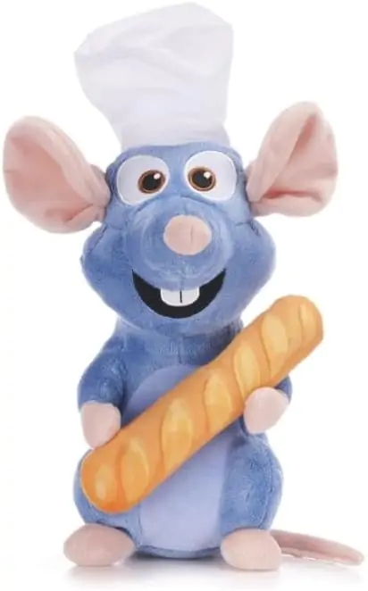 Disney Ratatouille Remy with baguette plüss 25cm termékfotó