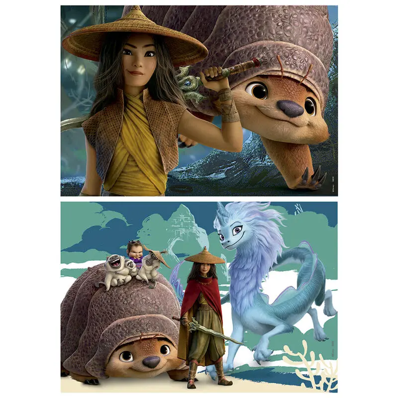 Disney Raya and the Last Dragon fa puzzle 2x25db-os termékfotó
