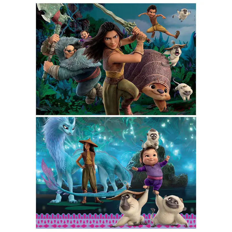 Disney Raya and the Last Dragon puzzle 2x100db-os termékfotó