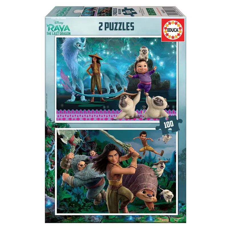 Disney Raya and the Last Dragon puzzle 2x100db-os termékfotó