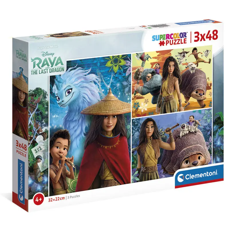 Disney Raya and the Last Dragon puzzle 3x48db-os termékfotó