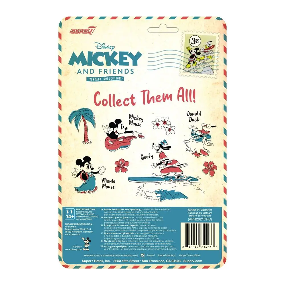 Disney ReAction Wave 2 Vintage Collection - Donald Duck (Hawaiian Holiday) akciófigura 10 cm termékfotó