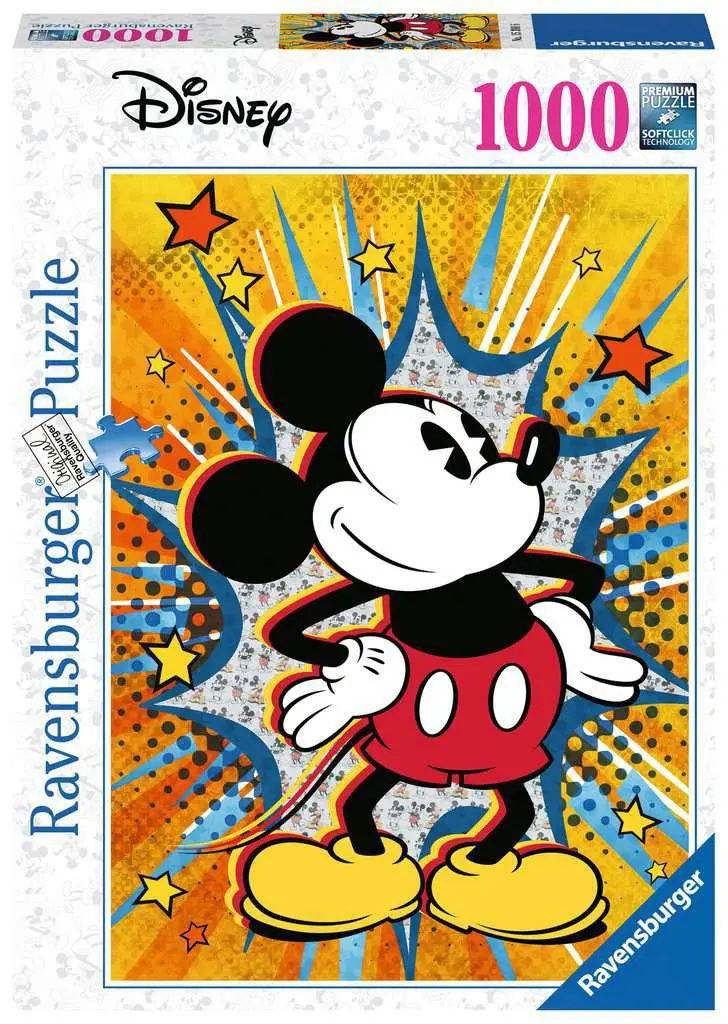 Disney Retro Mickey egér puzzle (1000 darab) termékfotó