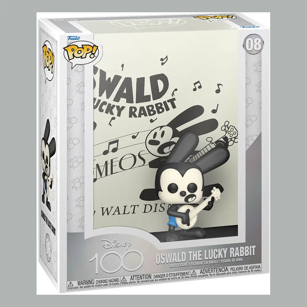 Disney's 100th Funko POP! Art Cover Vinyl figura Oswald 9 cm termékfotó