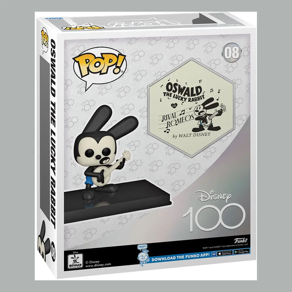 Disney's 100th Funko POP! Art Cover Vinyl figura Oswald 9 cm termékfotó