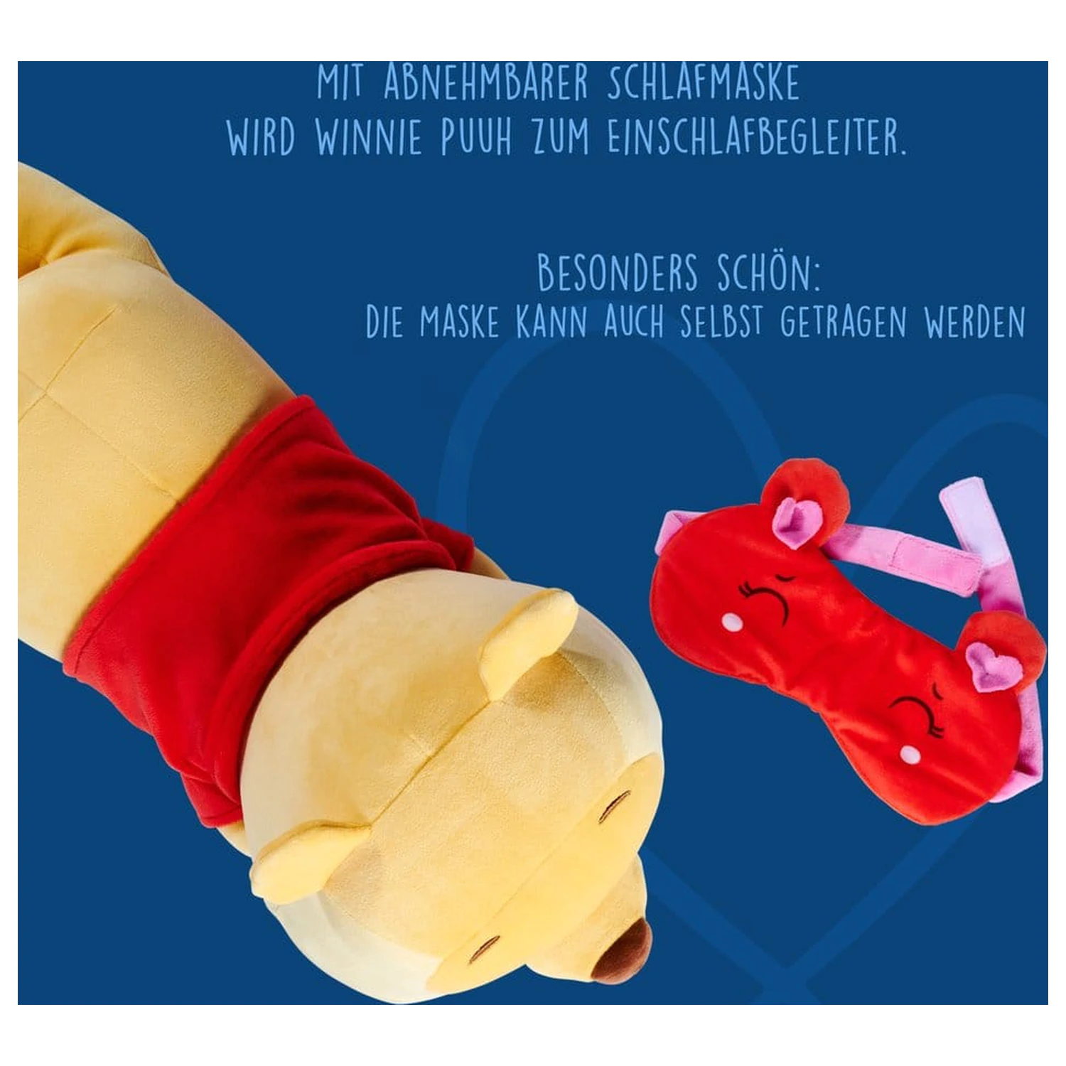 Disney Snuglets Wellbeing Heavy Micimackó plüss figura 40 cm termékfotó