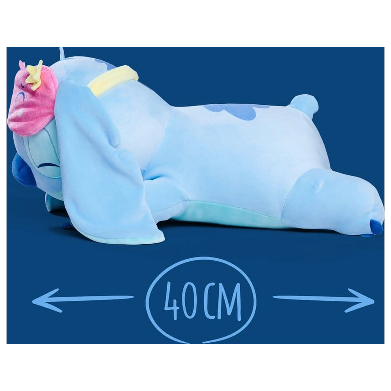 Disney Snuglets Wellbeing Heavy Stitch plüss figura 40 cm termékfotó