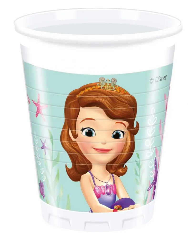 Disney Sofia Pearl of the Sea, Szófia Műanyag pohár 8 db-os 200 ml termékfotó