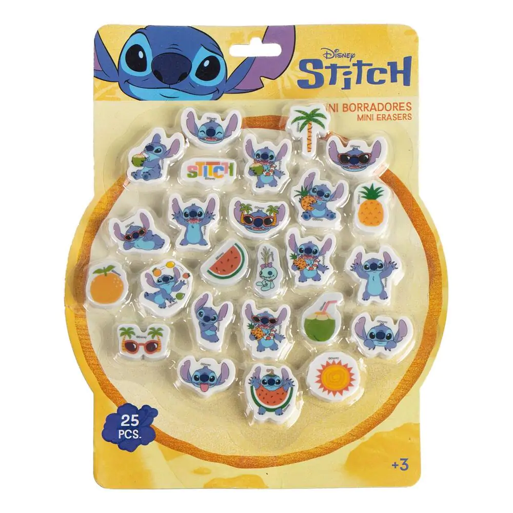 Disney Stitch 25 db-os radír csomag termékfotó