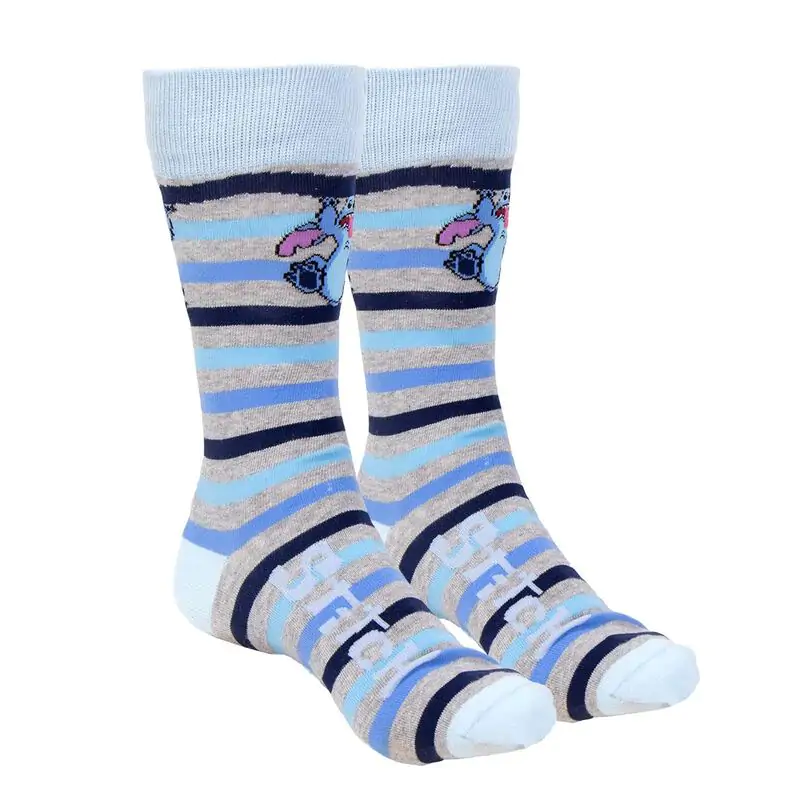 Disney Stitch Pack of 3 adult socks termékfotó