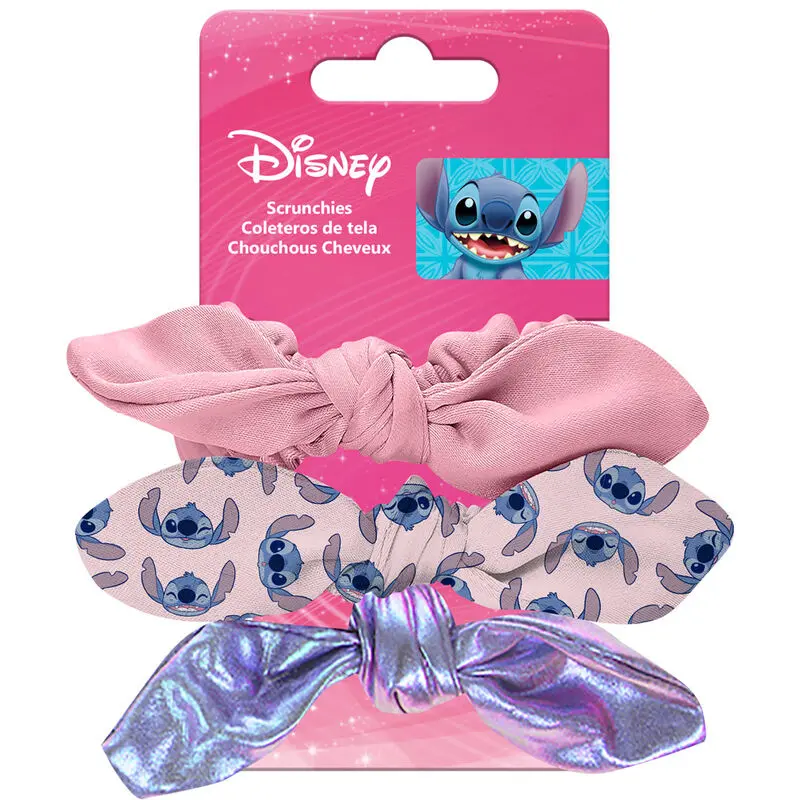 Disney Stitch 3 db-os scrunchie hajgumi szett termékfotó