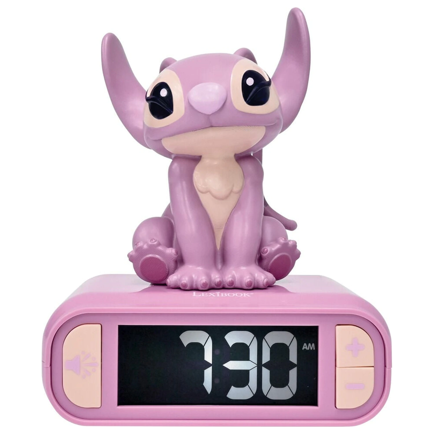 Disney Stitch 3D éjszakai lámpa és digitális ébresztőóra termékfotó