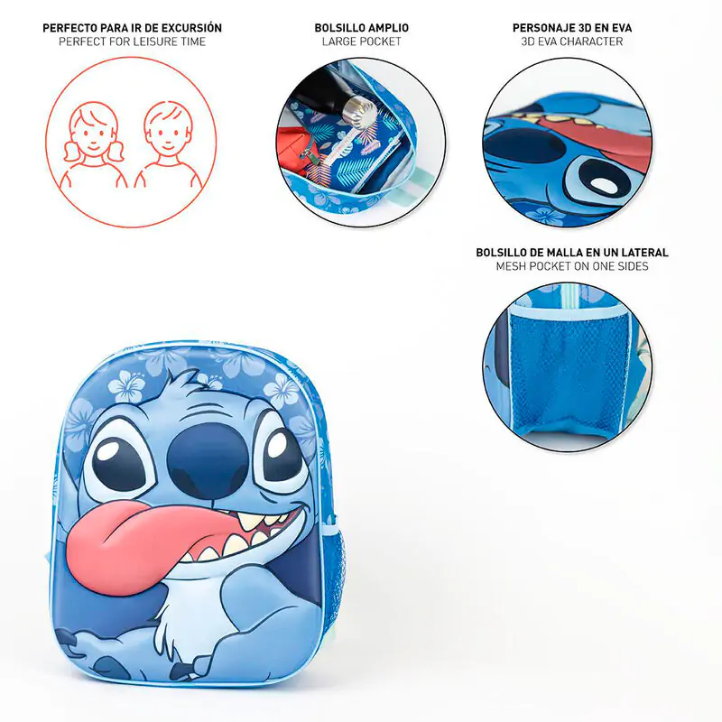 Disney Stitch 3D táska hátizsák 31cm termékfotó