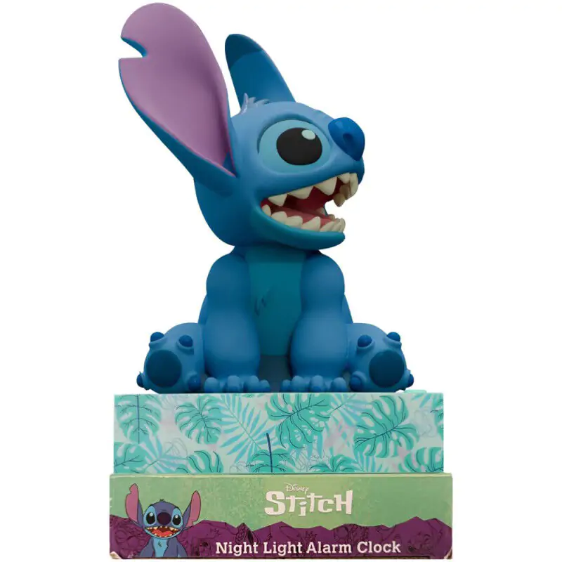 Disney Stitch 3D világító ébresztőóra termékfotó