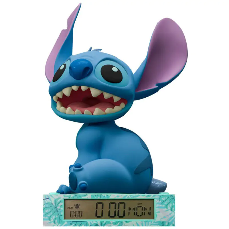 Disney Stitch 3D világító ébresztőóra termékfotó