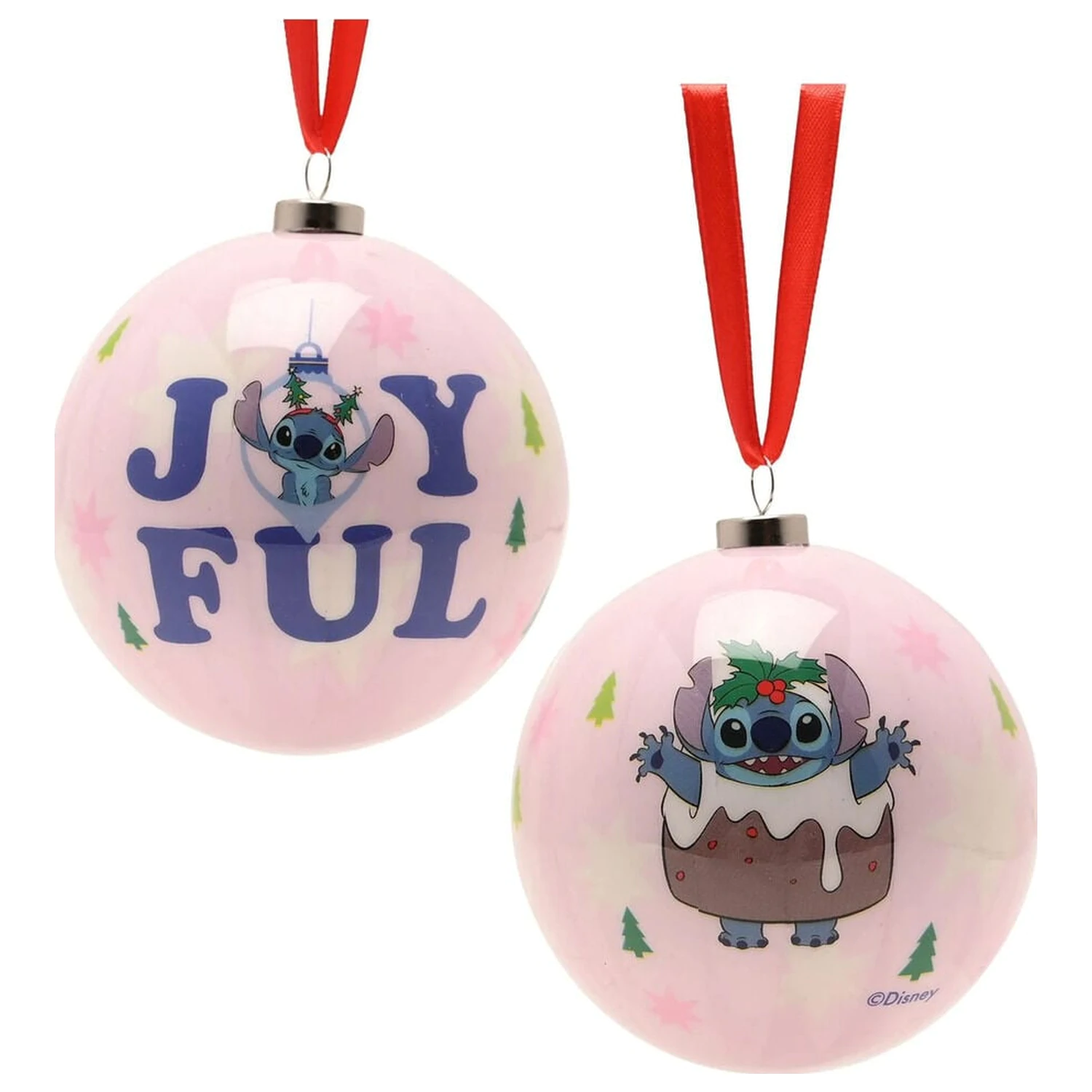 Disney Stitch 4 db-os karácsonyfadísz csomag termékfotó