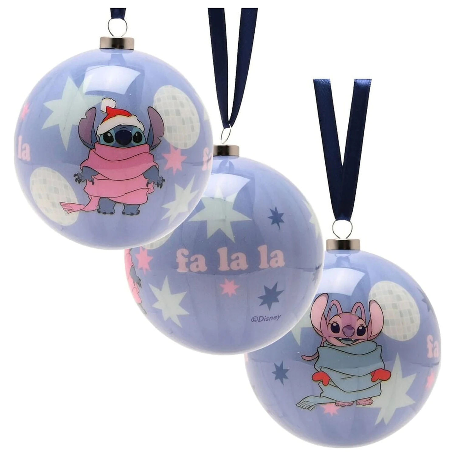 Disney Stitch 4 db-os karácsonyfadísz csomag termékfotó