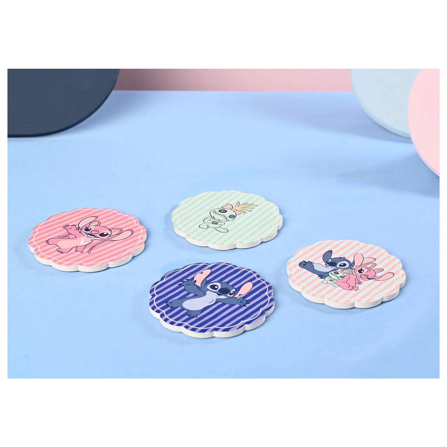 Disney Stitch 4 db-os kerámia poháralátét csomag  termékfotó