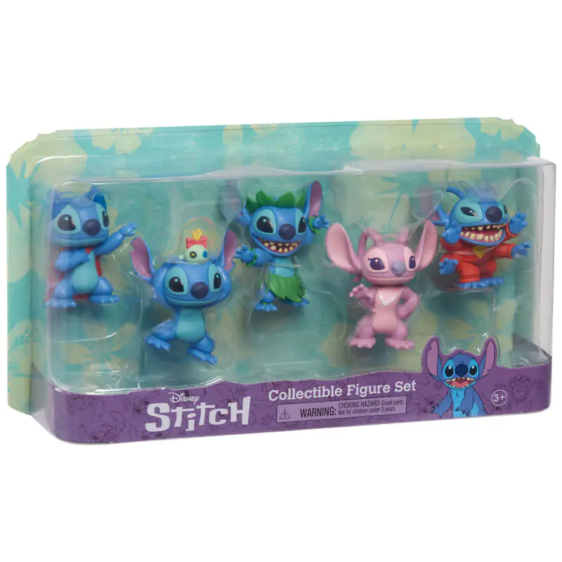 Disney Stitch 5db-os figura csomag 7cm termékfotó