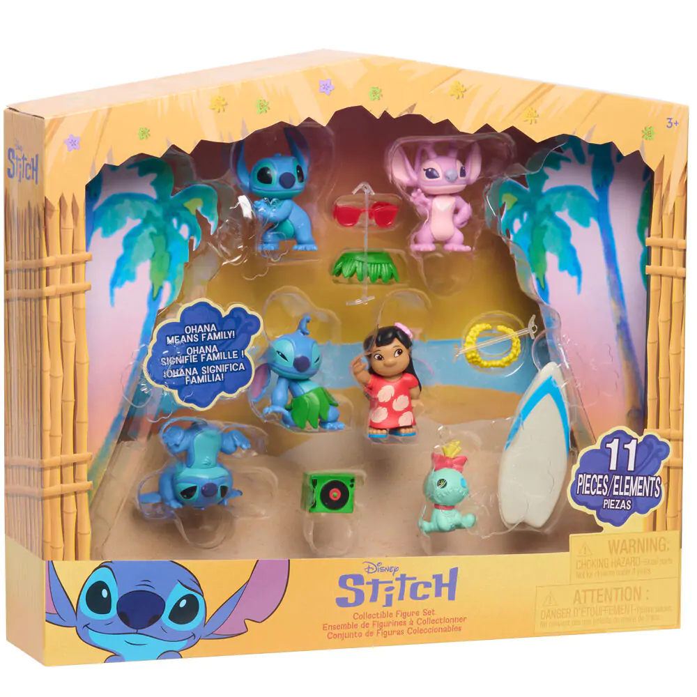 Disney Stitch 6 db-os figura csomag 5cm termékfotó