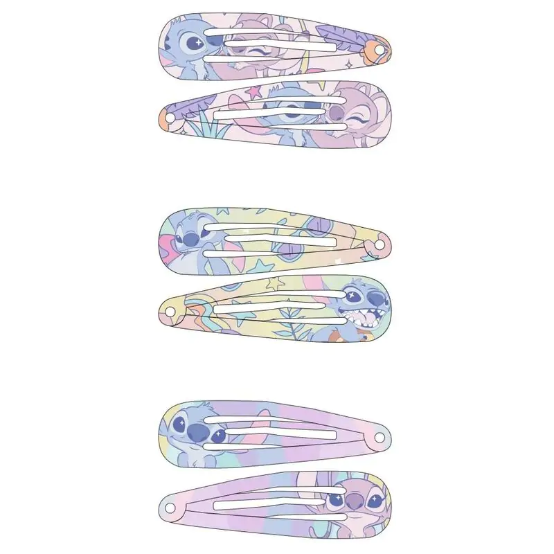 Disney Stitch 6 db-os hajcsat csomag termékfotó