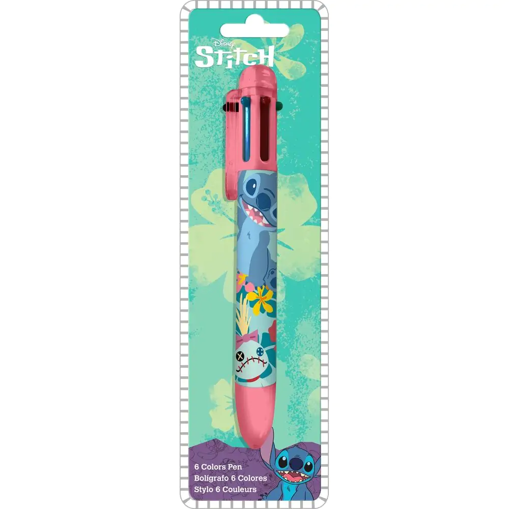 Disney Stitch 6 színű toll termékfotó