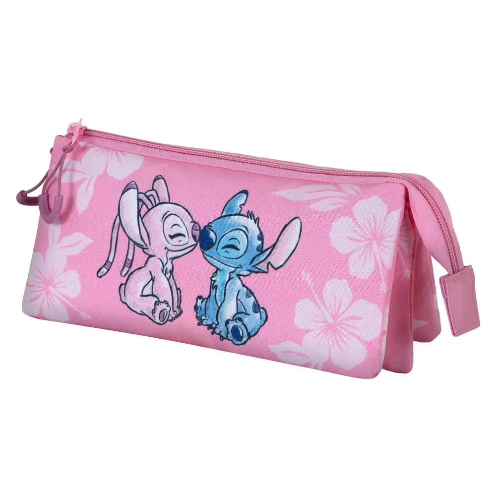 Disney Stitch & Angel triple pencil case termékfotó