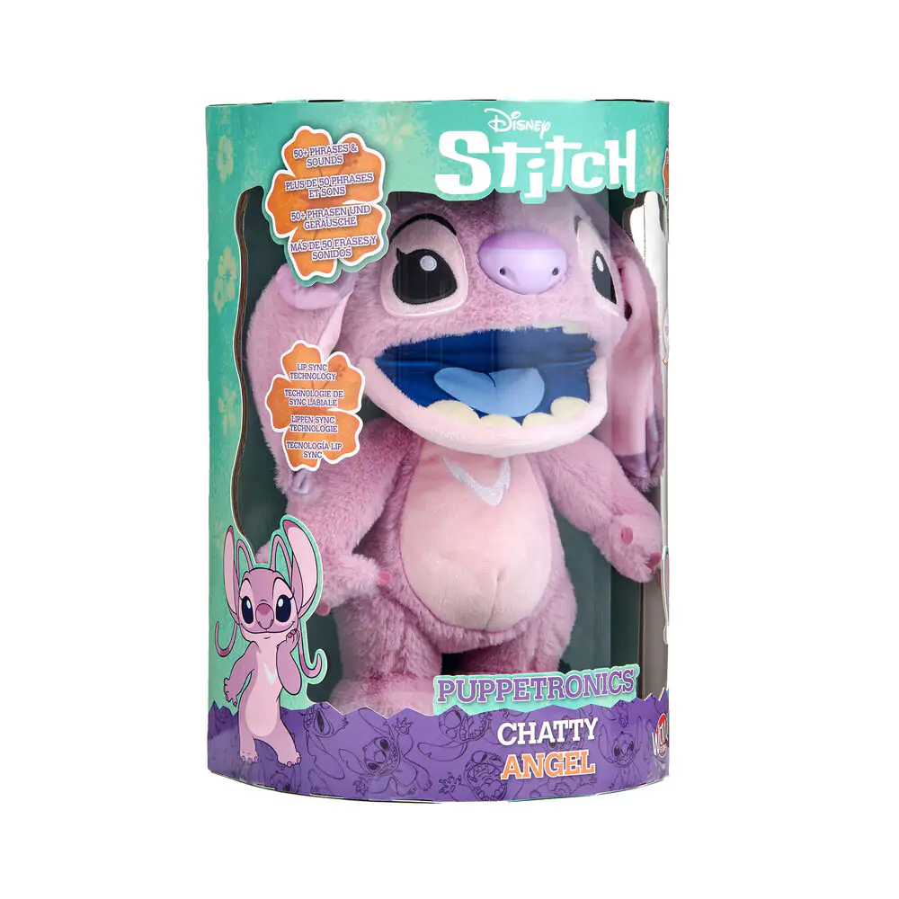 Disney Stitch Angel elektromos interaktív báb figura 30 cm termékfotó