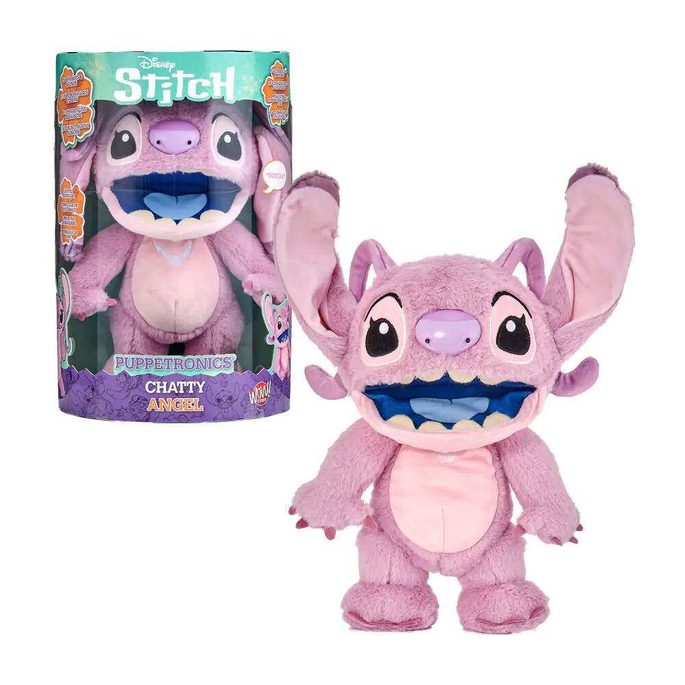 Disney Stitch Angel elektromos interaktív báb figura 30 cm termékfotó