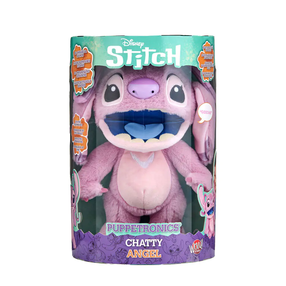 Disney Stitch Angel elektromos interaktív báb figura 30 cm termékfotó