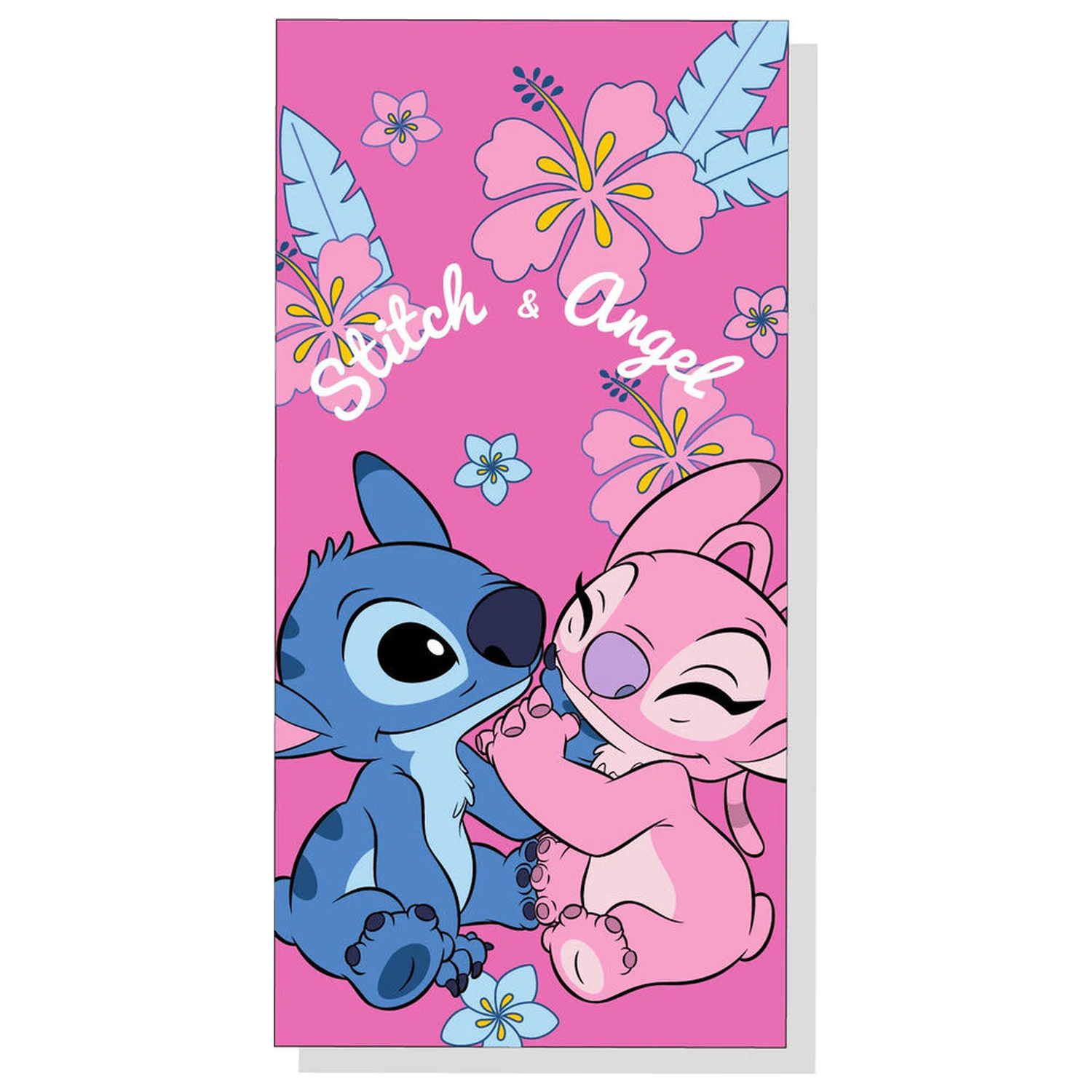 Disney Stitch & Angel mikroszálas strandtörölköző termékfotó