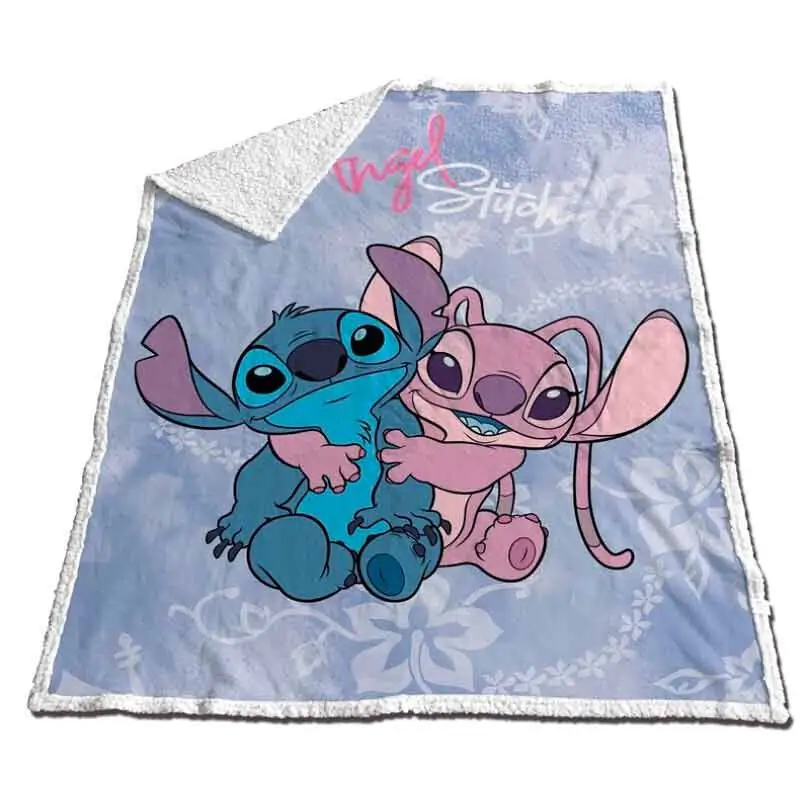 Disney Stitch & Angel pléd takaró 130x170cm termékfotó