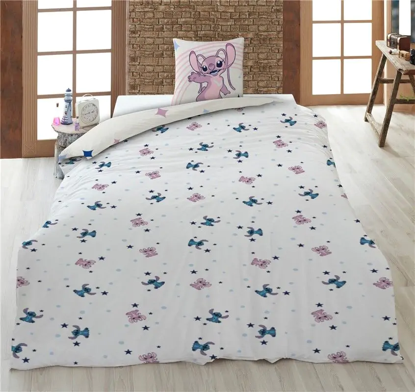 Disney Stitch & Angel polipamut ágyneműhuzat 90cm termékfotó