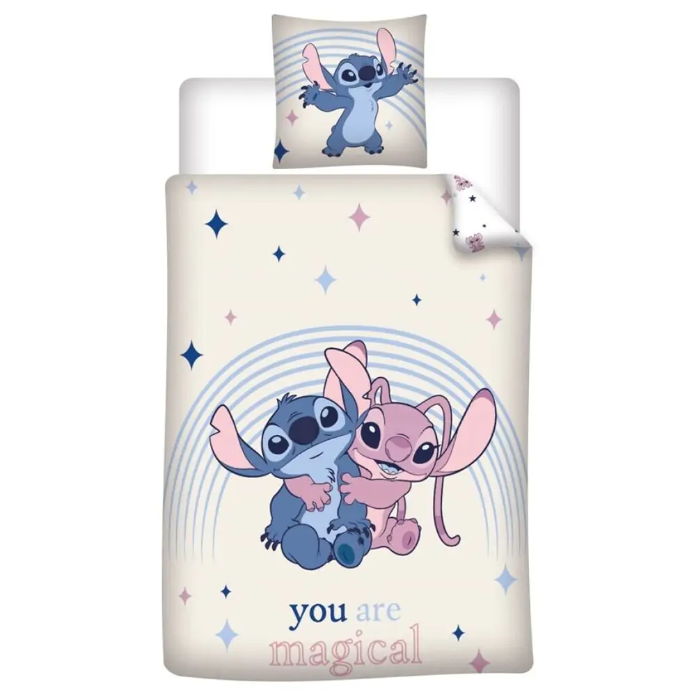 Disney Stitch & Angel polipamut ágyneműhuzat 90cm termékfotó