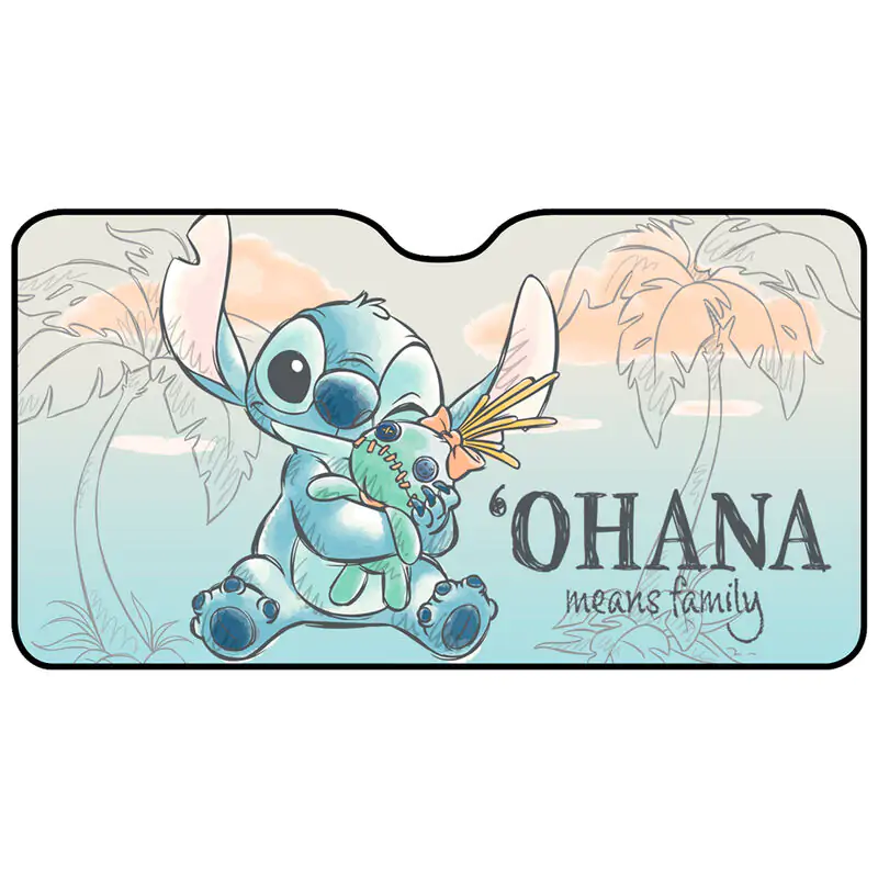 Disney Stitch Autós árnyékoló/napvédő szélvédő takaró termékfotó