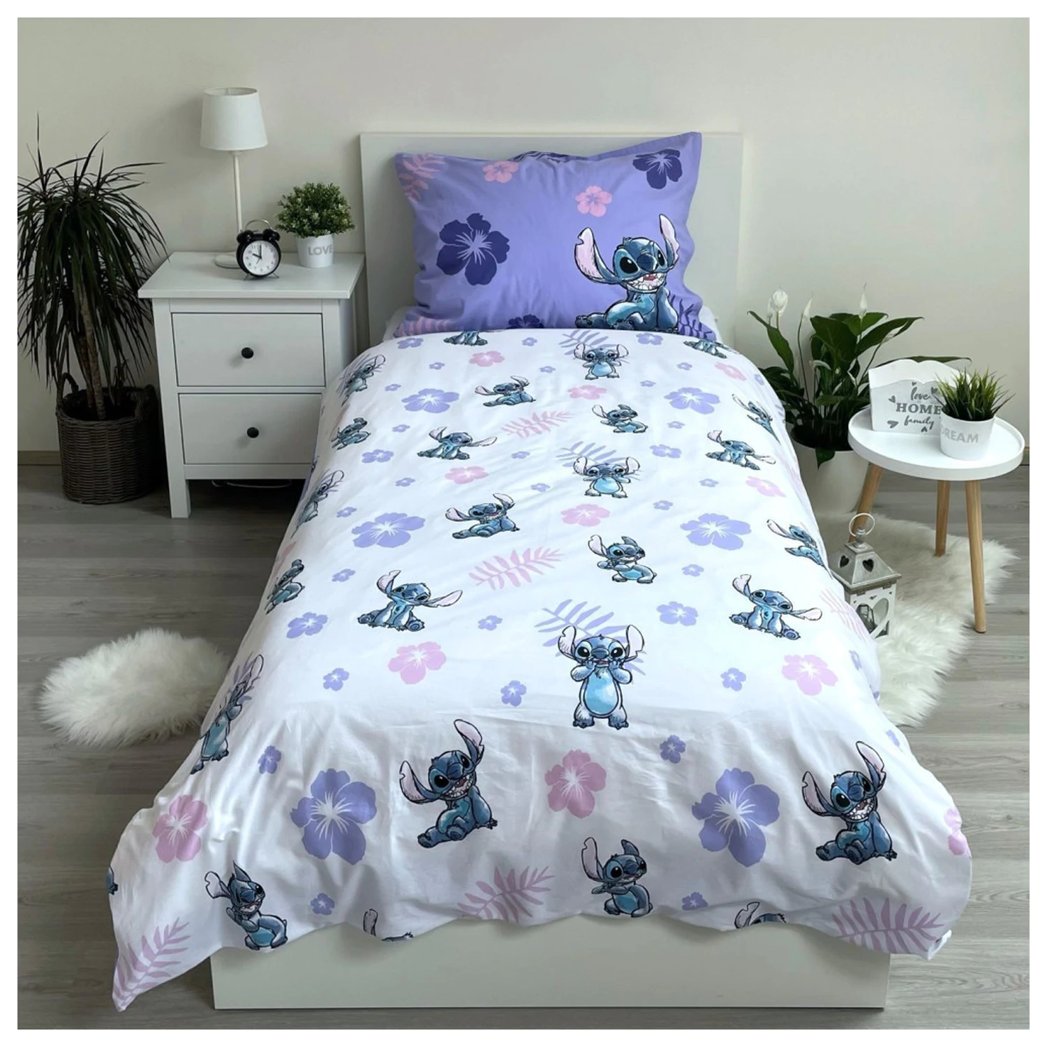 Disney Stitch Blooming ágyneműhuzat  termékfotó