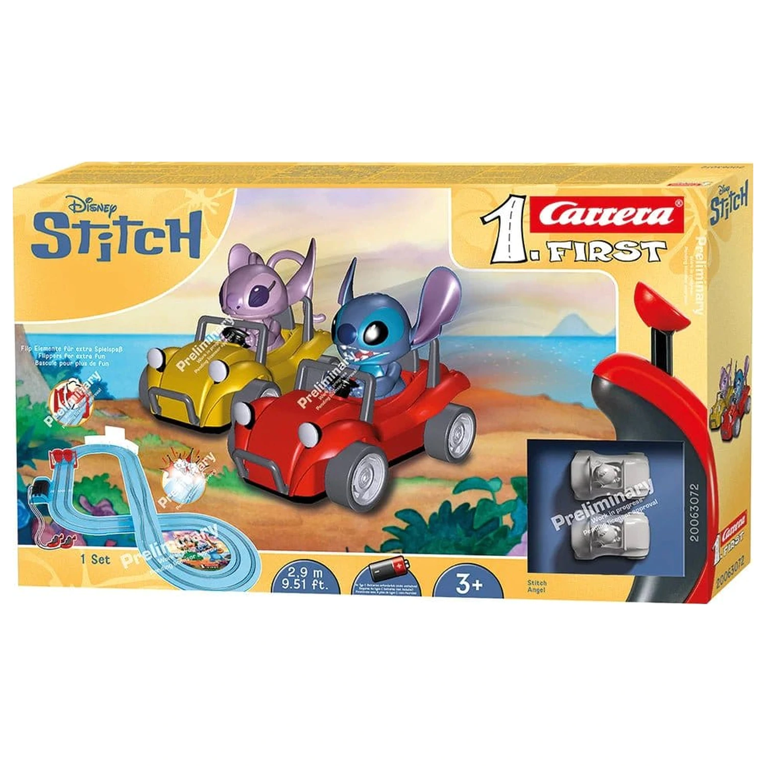 Disney Stitch Carrera First Race Track Set Disney Stitch 2,9 elektromos versenypálya  termékfotó