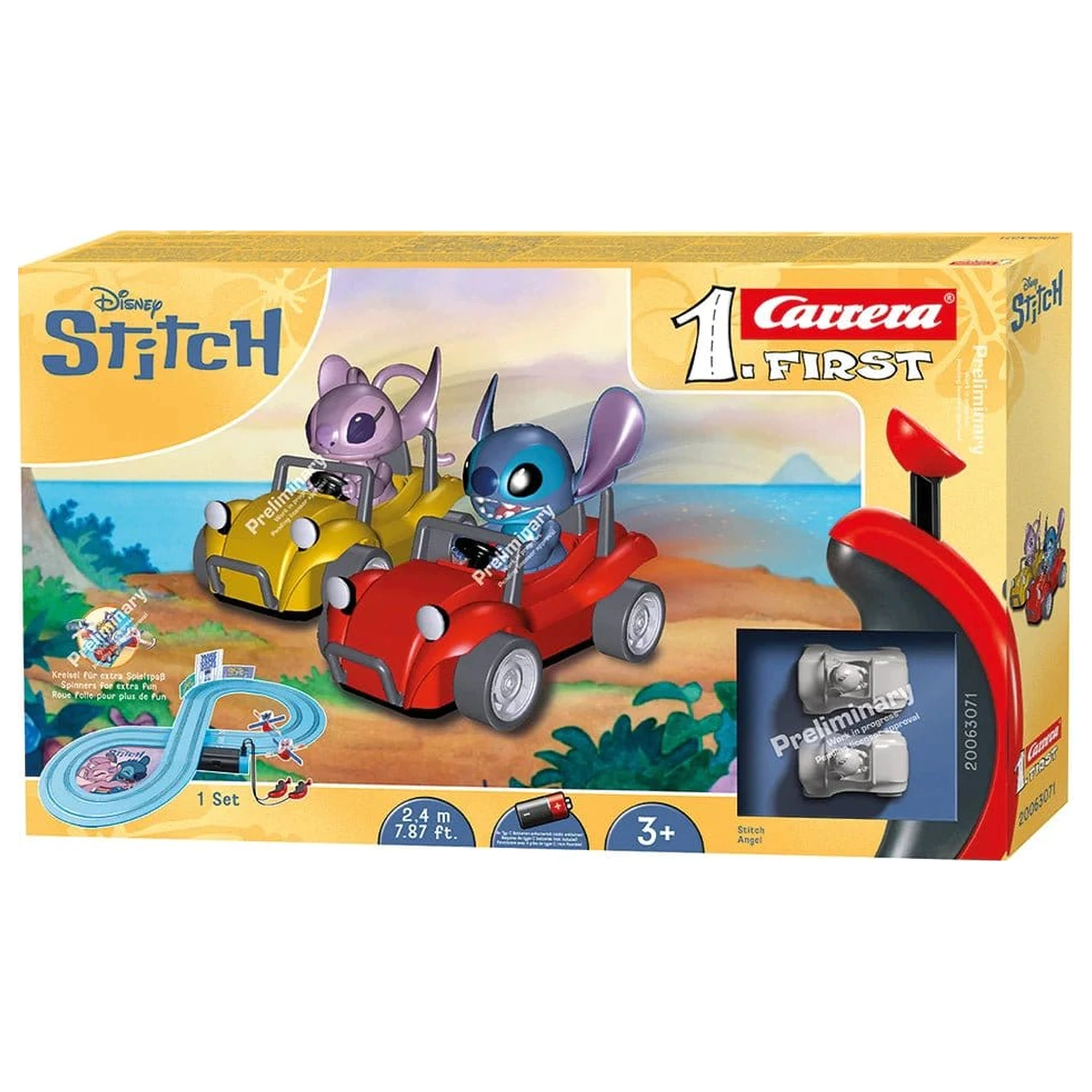Disney Stitch Carrera First Race Track Set Disney Stitch 2,4 elektromos versenypálya  termékfotó