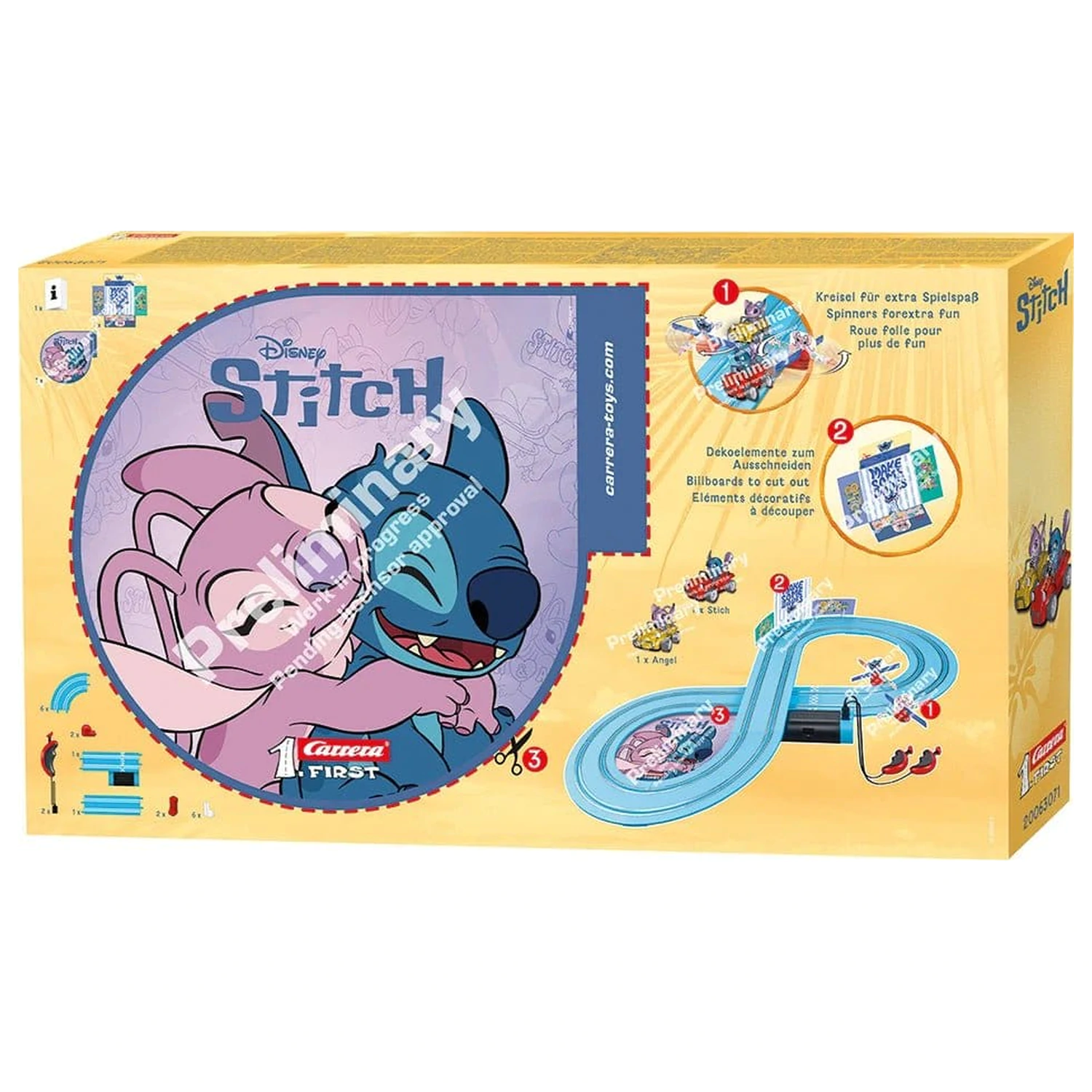 Disney Stitch Carrera First Race Track Set Disney Stitch 2,4 elektromos versenypálya  termékfotó