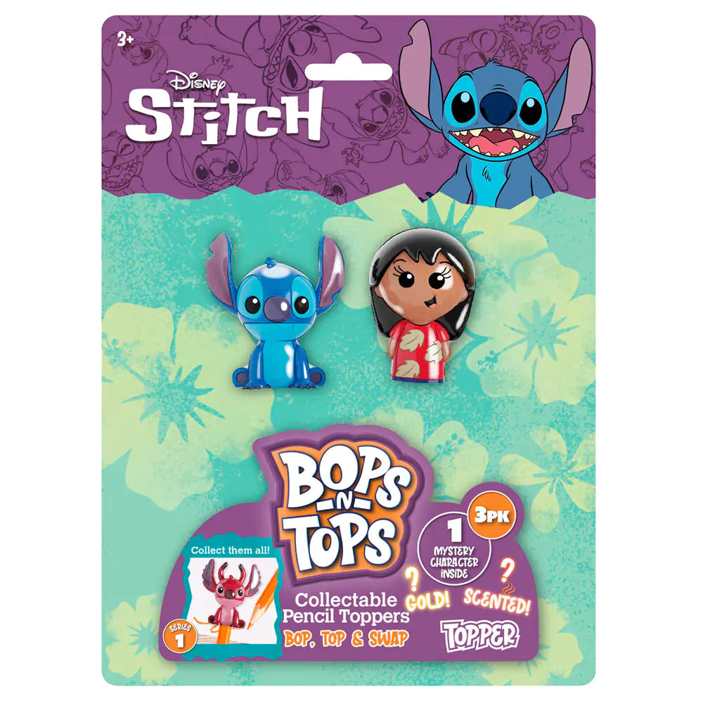 Disney Stitch ceruza dísz figura 3 db-os csomag termékfotó