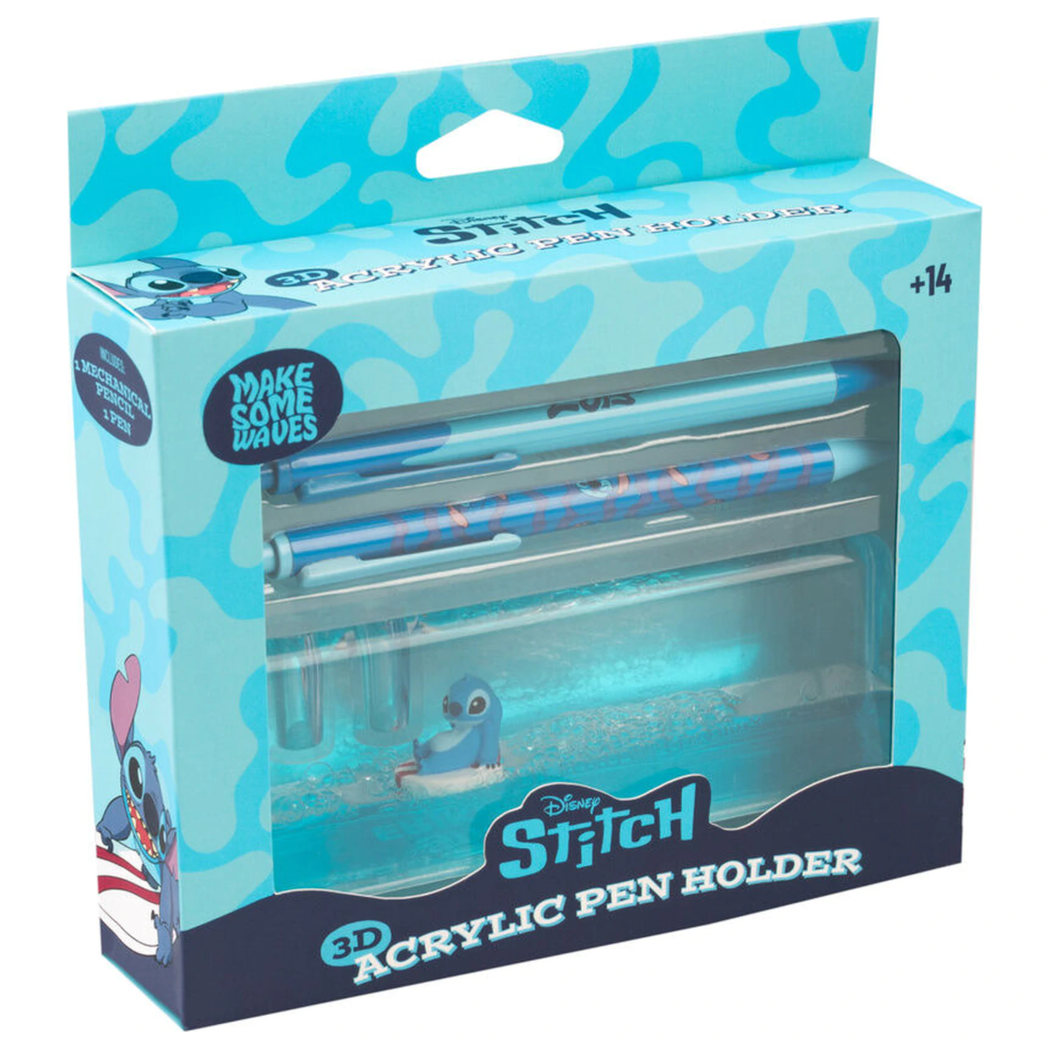 Disney Stitch ceruza, toll és akril ceruzatartó csomag termékfotó