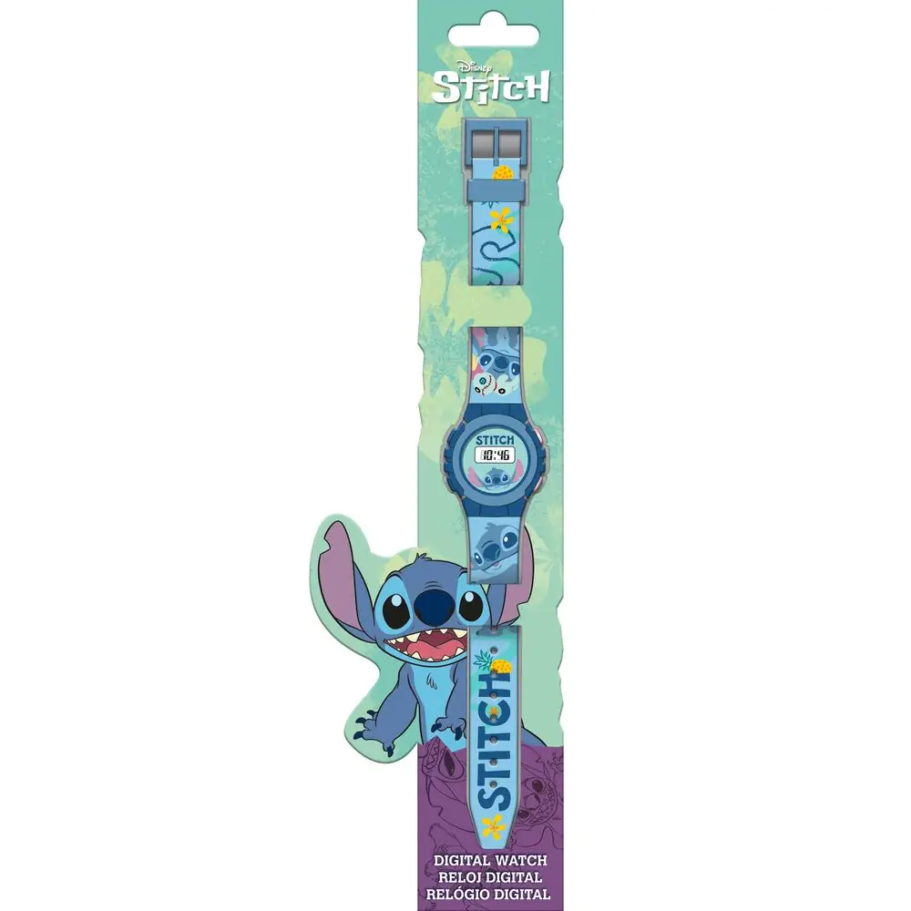 Disney Stitch digitális óra termékfotó
