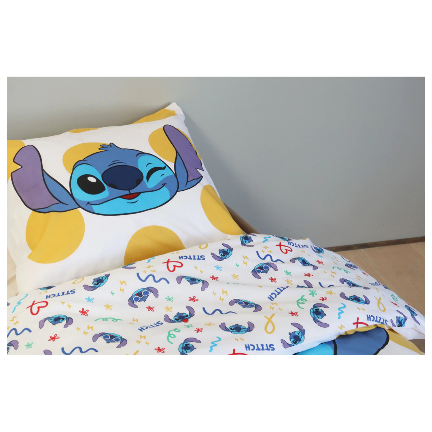 Disney Stitch Dots gyerek, ovis ágyneműhuzat  termékfotó