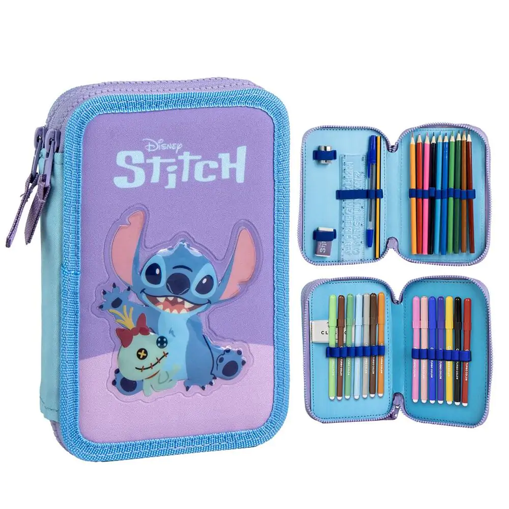 Disney Stitch dupla töltött tolltartó termékfotó