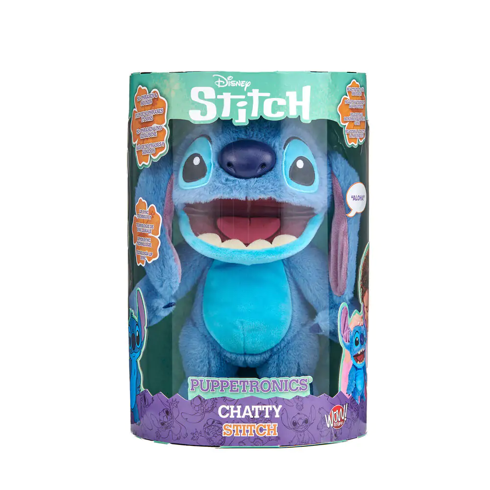 Disney Stitch elektromos interaktív báb figura 30 cm termékfotó