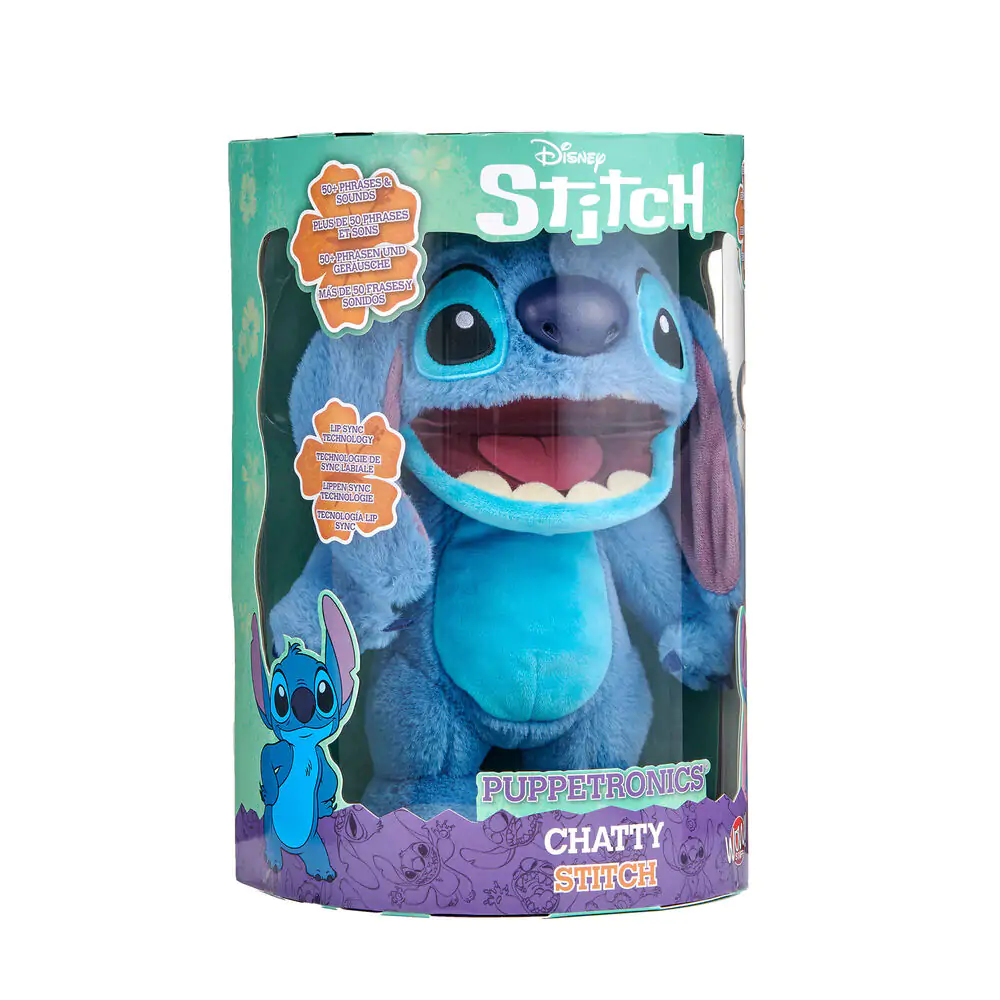 Disney Stitch elektromos interaktív báb figura 30 cm termékfotó