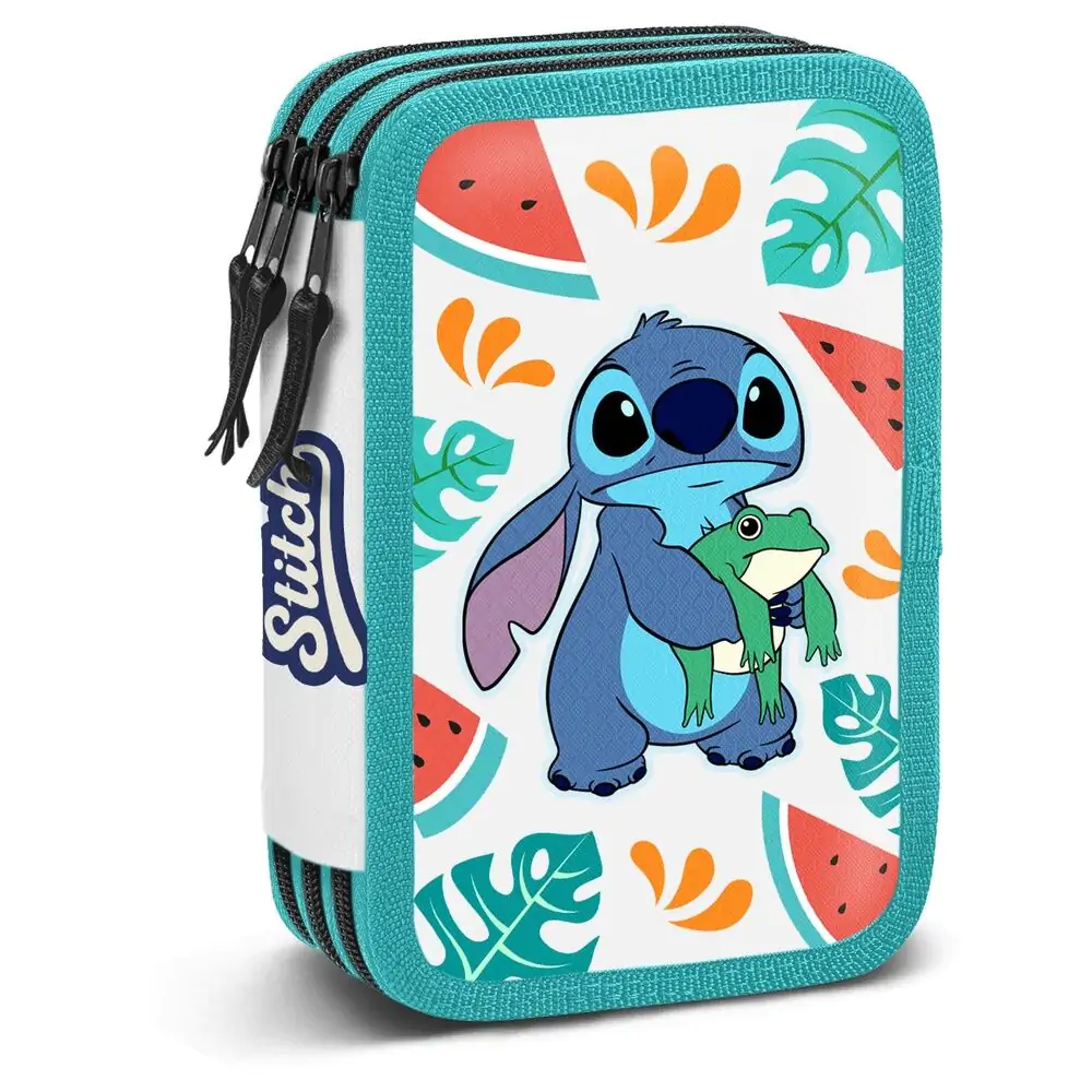 Disney Stitch Frog tripla töltött tolltartó termékfotó