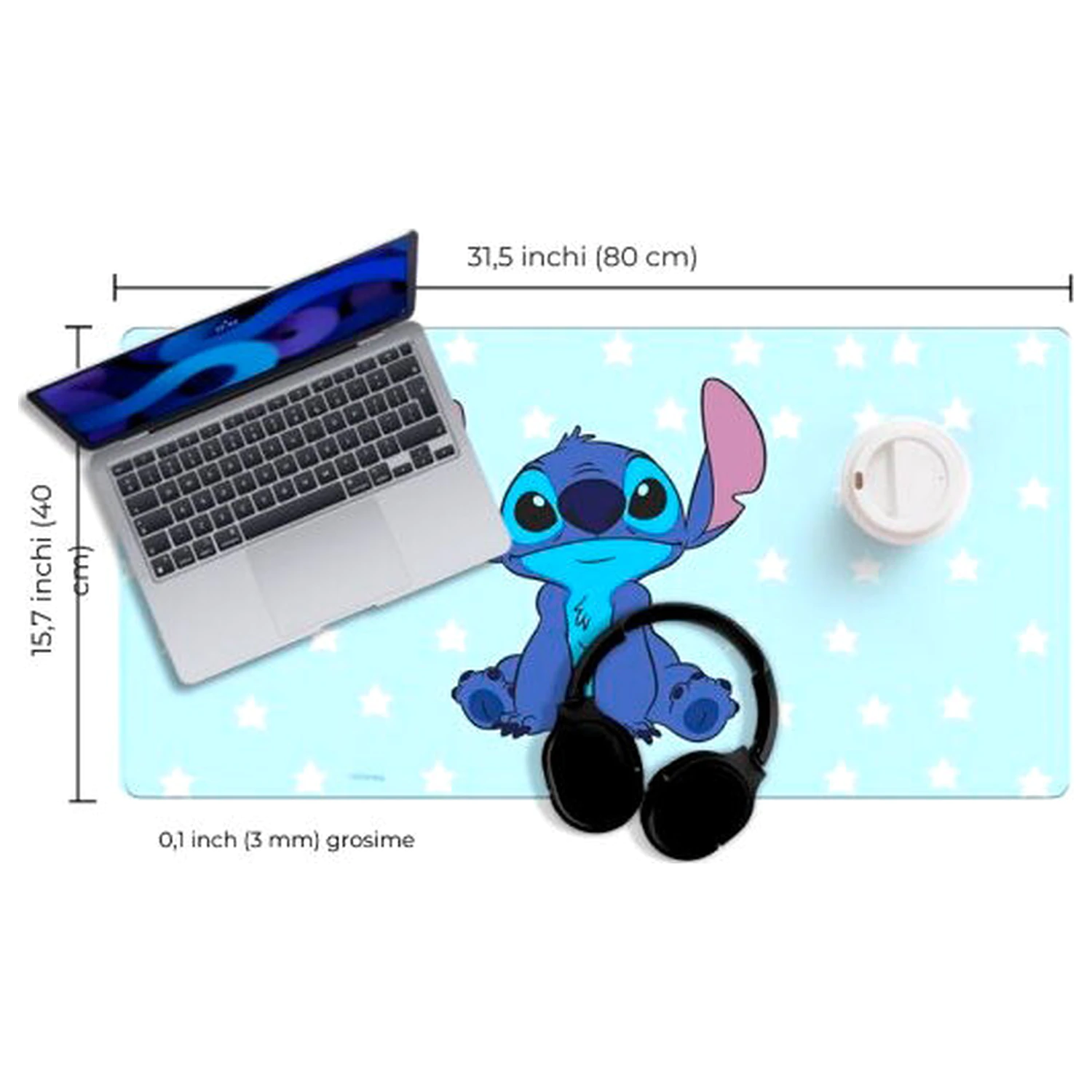 Disney Stitch gamer egérpad termékfotó