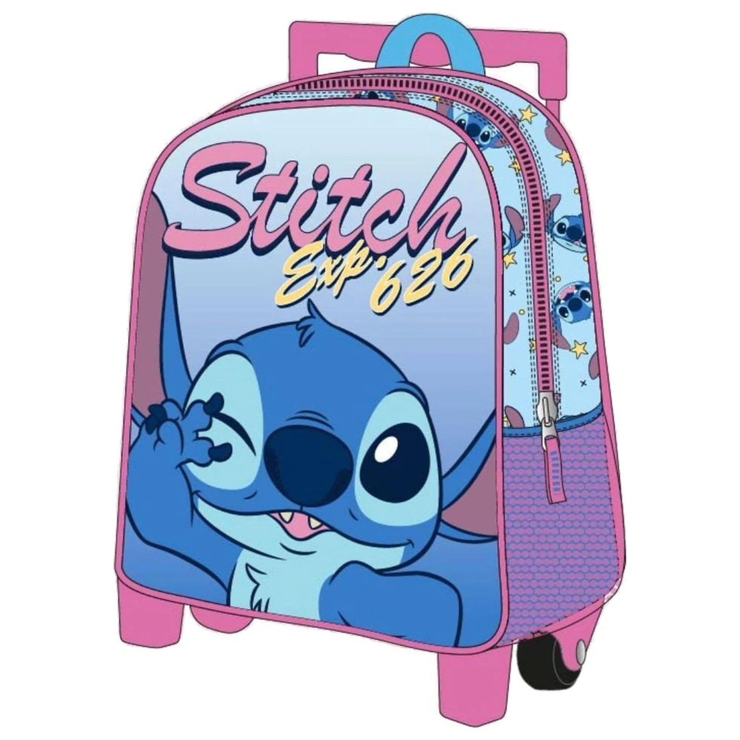 Disney Stitch gurulós táska táska hátizsák 29cm termékfotó