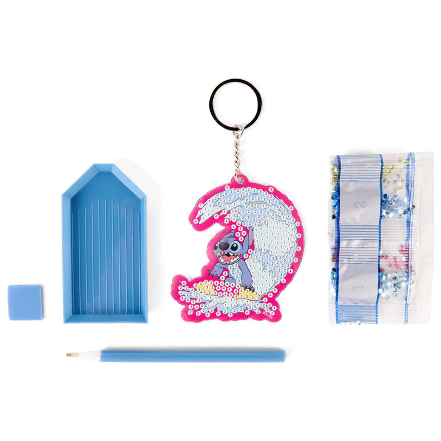 Disney Stitch gyémánt kulcstartó készítő készlet termékfotó